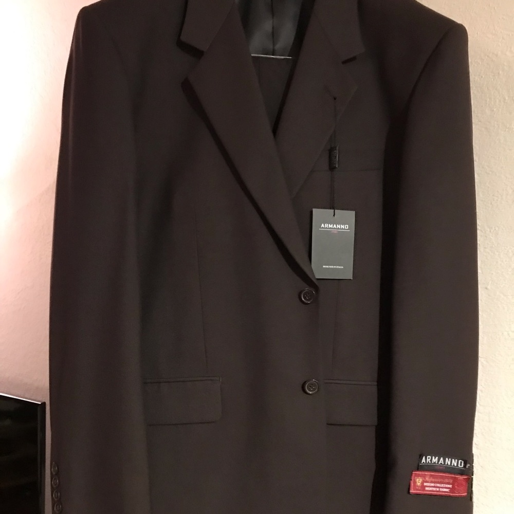 Chocolate Brown Suit Jacket + Pant